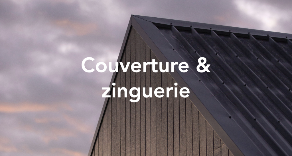Couverture & zinguerie sur une maison en bois sombre