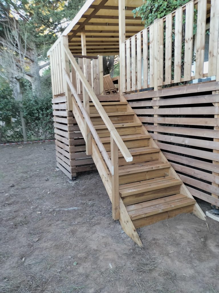 Escalier de terrasse